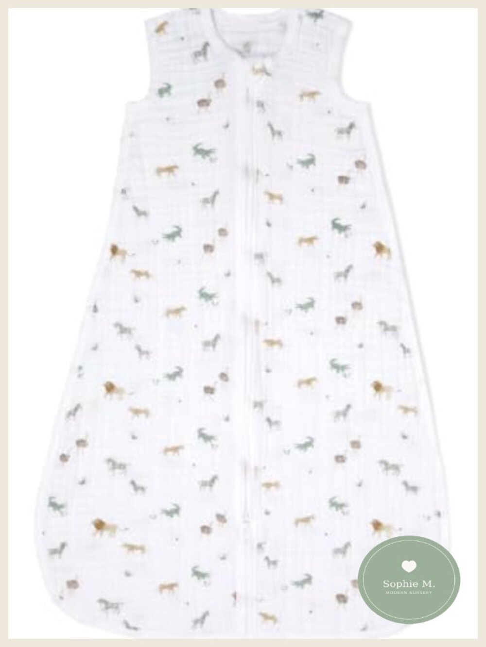 Organic Cotton Muslin Sleep Sack Wearable Blanket Baby